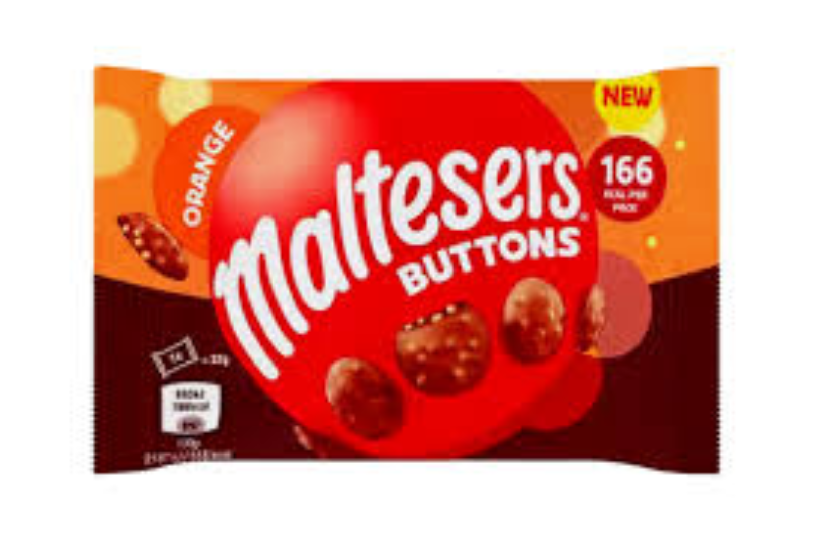 MALTESERS ORANGE BUTTONS 32G